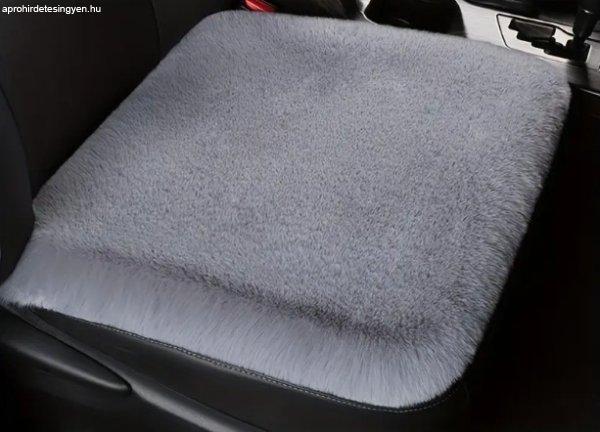 Ülésvédő, puha szőrös, szürke, Autolife 01860