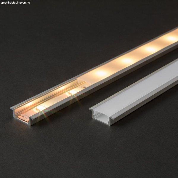 LED alumínium profil sín, 2000 x 23(17) x 8 mm