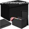 Brsony puff trolval - fekete