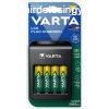 Elemtlt, akku LCD Plug tlt + 4 db AA 2100 mAH Varta