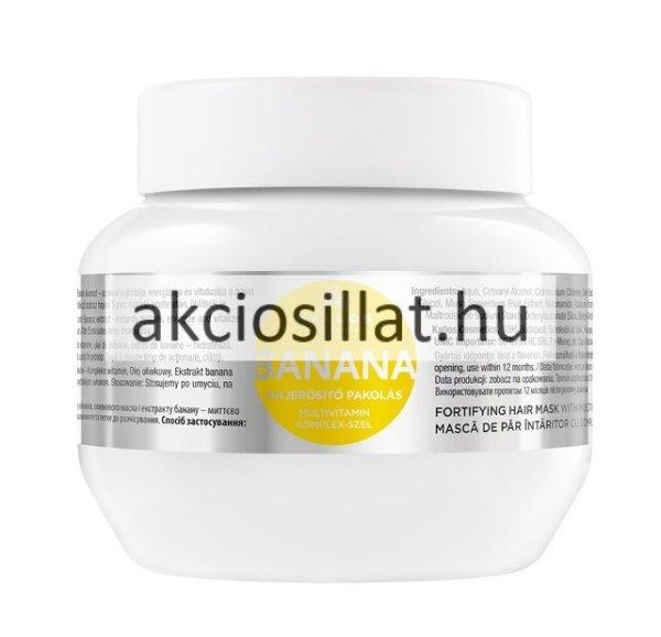 Kallos Kjmn Banán Hajerősítő Hajpakolás multivitamin komplex-szel 275ml
