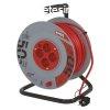 EMOS P09250, Kbeldob 50 m / 4 aljzat / narancssrga / PVC /