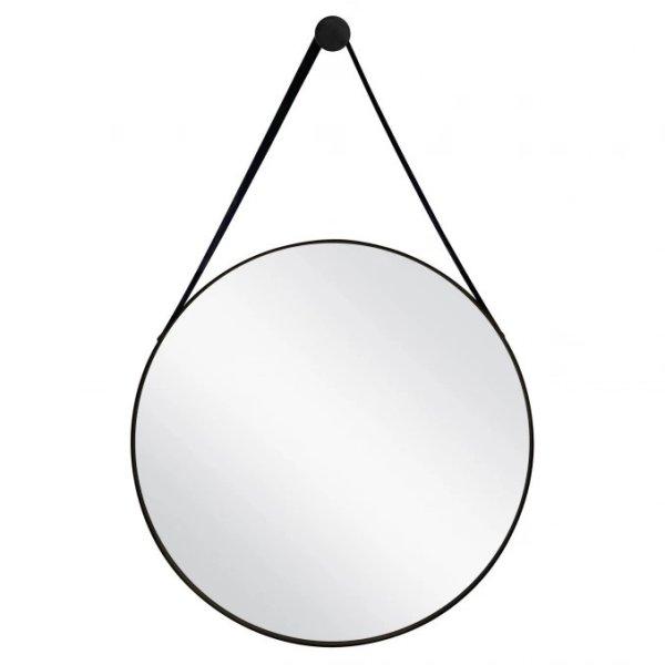 MINOTTI fi 70 LED tükör bőrszíjas alu kerettel