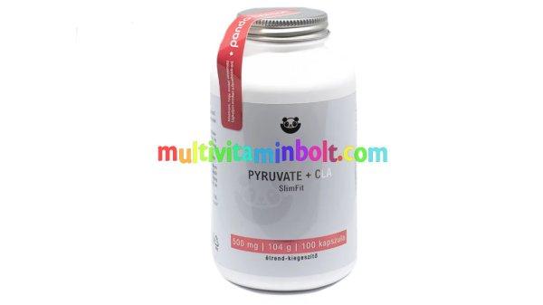  Pyruvat + CLA SlimFit kapszula Zsírégető étrend-kiegészítő,
kalcium-pyruvat és CLA tartalommal- Panda Nutrition