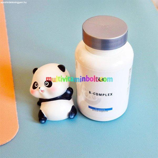  B-vitamin Complex 90 db kapszula, Prémium multivitamin komplex, 7 fajta, nagy
dózisú B-vitaminnal - Panda Nutrition