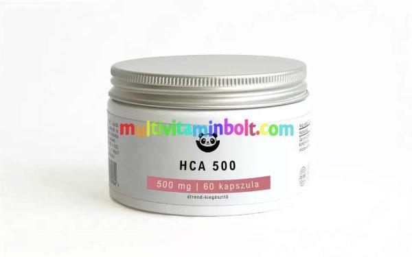 HCA 500 kapszula, 60 db, 300 mg hidroxi citromsav tartalommal - Panda Nutrition