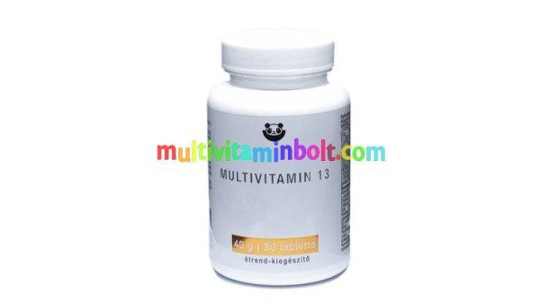  Multivitamin 13, 30 db. Multivitamin készítmény 13 vitamin és 11 ásványi
anyag felhasználásával - Panda Nutrition