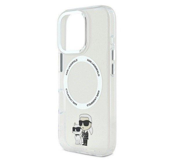 KARL LAGERFELD IML KARL AND CHOUPETTE MAGSAFE szilikon telefonvédő
(ütésállóság, MagSafe) ÁTLÁTSZÓ Apple iPhone 16 Pro Max