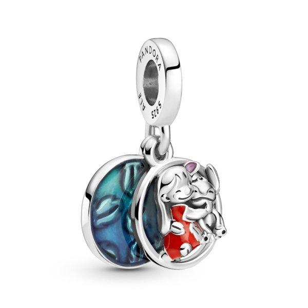 Pandora Ezüst medál Lilo és Stitch Disney 799383C01