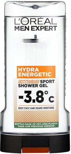 L'Oréal Paris Tusfürdő Men Expert Hydra Energetic (Extreme Sport Shower
Gel) 300 ml