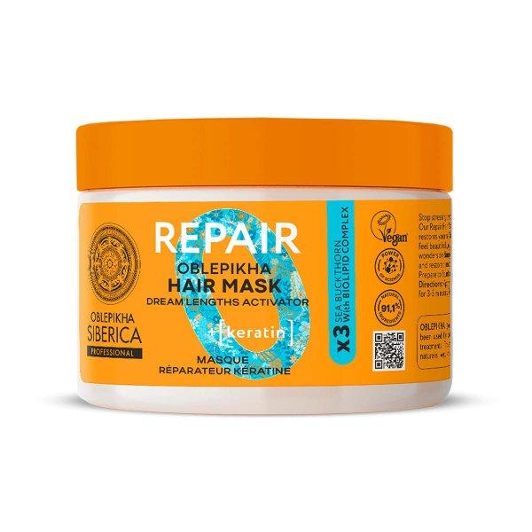 Natura Siberica Regeneráló hajmaszk keratinnal Oblepikha (Repair Hair Mask)
300 ml