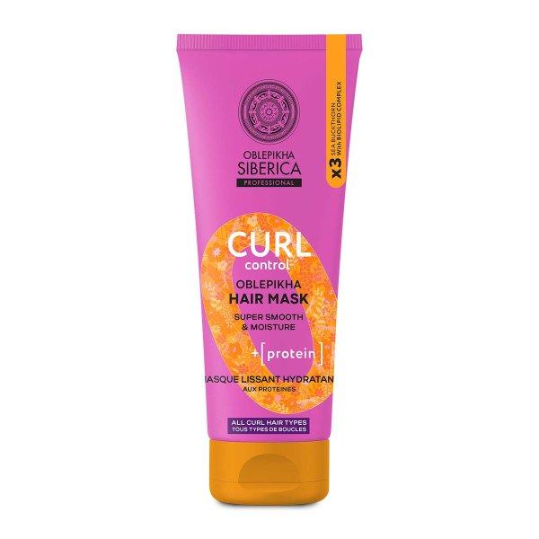 Natura Siberica Fehérje maszk göndör hajra Oblepikha (Hair Mask) 200 ml