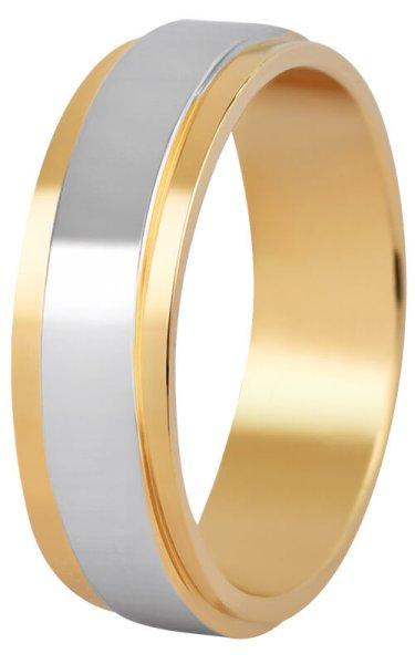 Beneto Exclusive Férfi bicolor acél gyűrű SPP05 65 mm