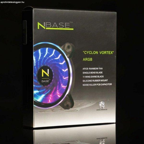 NBase Cyclon Vortex ARGB 11-Wing 12mm ház hűtő