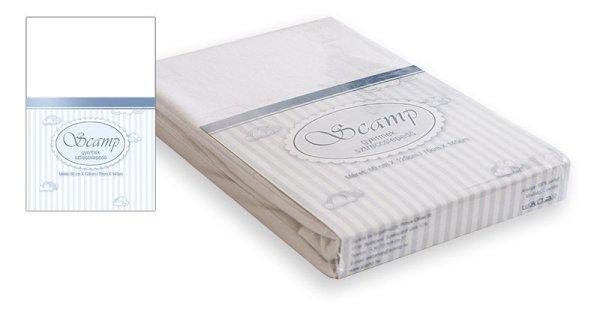 Scamp gumis lepedő 60x120-70x140 fehér