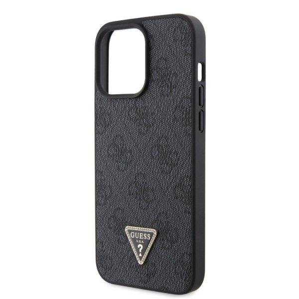 Guess Apple iPhone 15 Pro Max (6.7) PU 4G Strass Triangle Metal Logo
hátlapvédő tok fekete (GUHCP15XP4TDPK)
