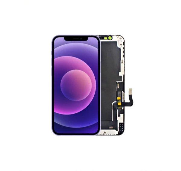 JCID Apple iPhone 12 / 12 Pro 2020 (6.1) SOFT OLED (diagnosztizálható,
hibaüzenet mentes) fekete LCD kijelző érintővel