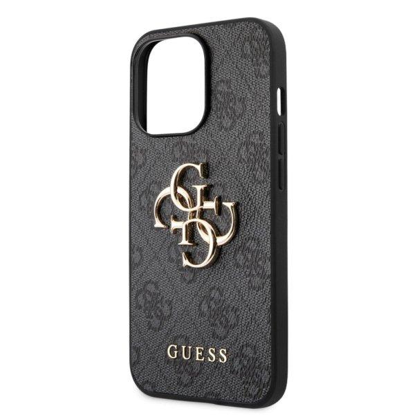 Guess Apple iPhone 13 Pro (6.1) PU 4G Metal Logo hátlapvédő tok szürke
(GUHCP13L4GMGGR)
