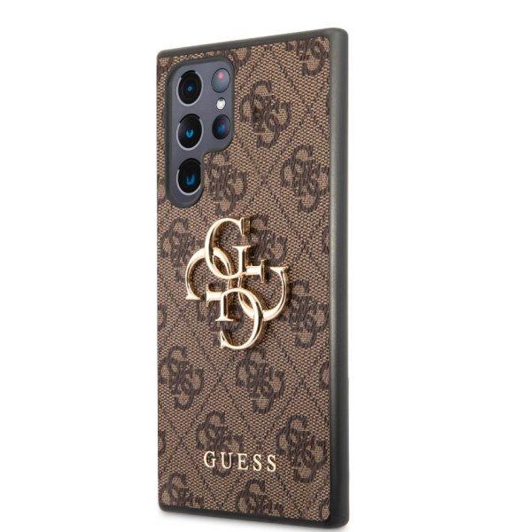 Guess Samsung S928 Galaxy S24 Ultra (2024) PU 4G Metal Logo hátlapvédő tok
barna (GUHCS24L4GMGBR)