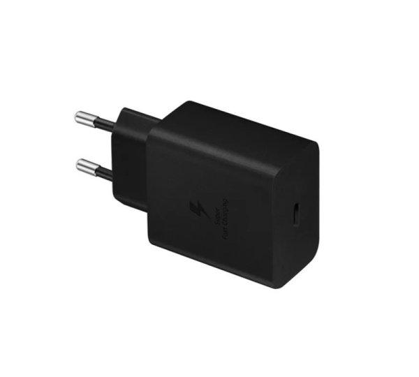 Samsung EP-T4511EBE gyári hálózati fekete GaN gyorstöltő Type-C
csatlakozóval 3A 45W