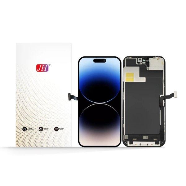 JH Apple iPhone 14 (6.1) fekete LCD kijelző érintővel (removable IC)
