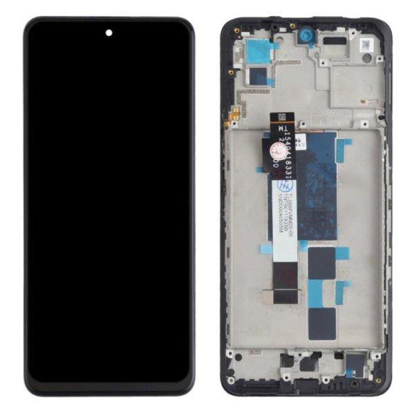 Xiaomi Redmi Note 10 Pro 5G fekete LCD kijelző érintővel és kerettel
