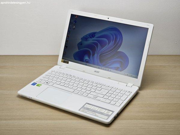 Acer Aspire V 15 Fehér + Nvidia / i3-5005U / 12GB RAM / 256GB SSD