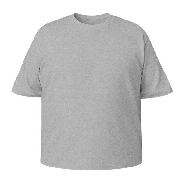 Miners Mate supersize Uniszex póló nagy méretben - Szürke melírozott | 10XL