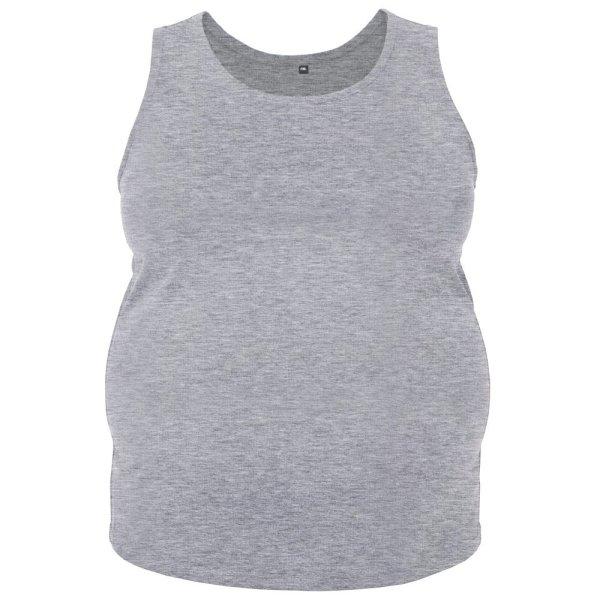 Miners Mate supersize Extra méretű uniszex trikó - Szürke melírozott | 10XL