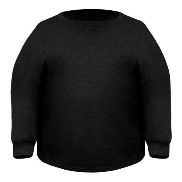 Miners Mate supersize Extra méretű kapucni nélküli pulóver unisex - Fekete
| 7XL