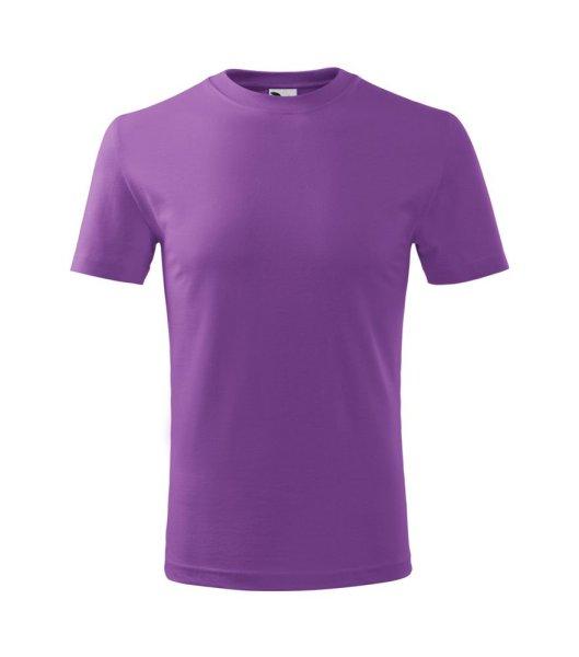 MALFINI Classic New Gyermek póló - Lila | 110 cm (4 éves)