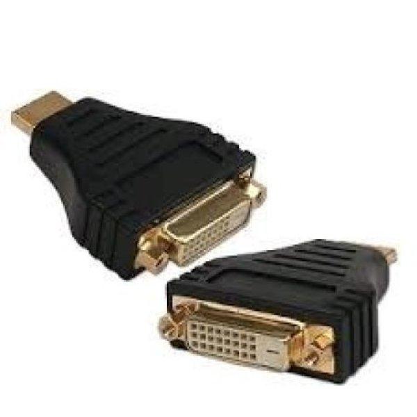 Kábel CABLEXPERT red. HDMI - DVI, M/F, aranyozott érintkezők, fekete