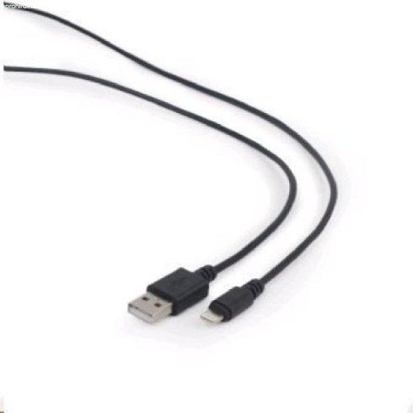 Kábel CABLEXPERT USB 2.0 Lightning (IP5 és magasabb) töltő- és
szinkronkábel, 1m, fekete