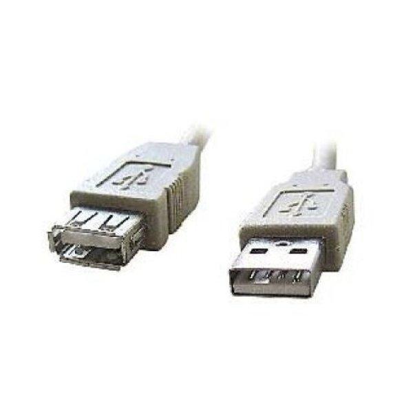 Kábel CABLEXPERT USB A-A 1,8m 2.0 hosszabbító HQ Black, aranyozott
érintkezők