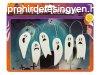 Halloween LED ablekdekor ktfle