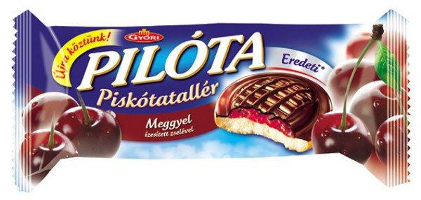 Pilóta piskótatallér 147g Meggy