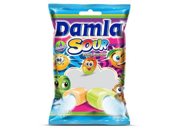 Damla cukor 90g Sour savanyú gyümölcs