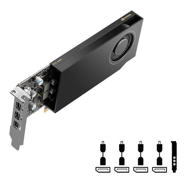 PNY Videokártya PCI-Ex16x nVIDIA Quadro RTX A400 4GB DDR6