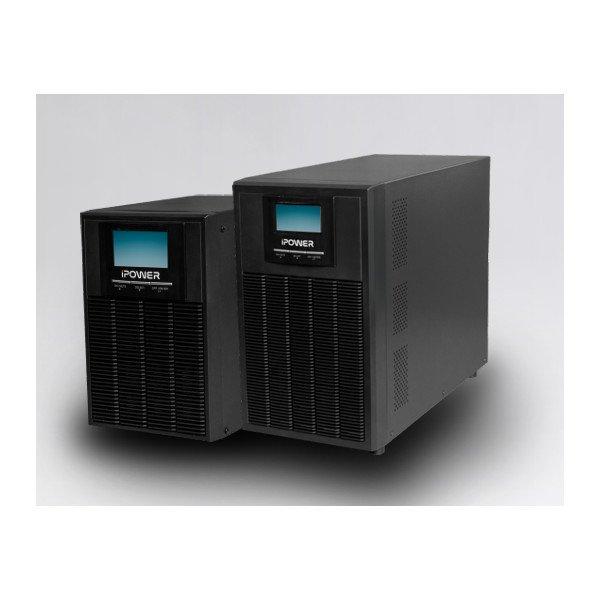 iPOWER UPS, 1000VA, 1000W, 4x IEC C13, SNMP/USB/RS-232, szünetmentes
tápegység, LCD kijelző, AVR, online, tower