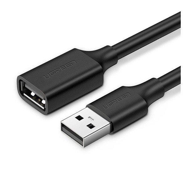 UGREEN USB adatkábel hosszabbító (USB - USB, 200cm) FEKETE