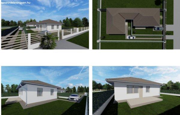 Eladó 77 nm-es Új építésű Ikerház Majosháza