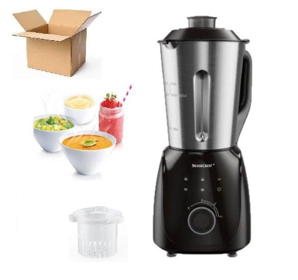 BONTOTT SilverCrest SSMK 1000 A1 Easy Soup 1000W 1,75L inox nemesacél
levesfőző, álló mixer (turmixgép) főző funkcióval, krémleves főző
mixer, főzőturmix, 14 napos visszavásárolt