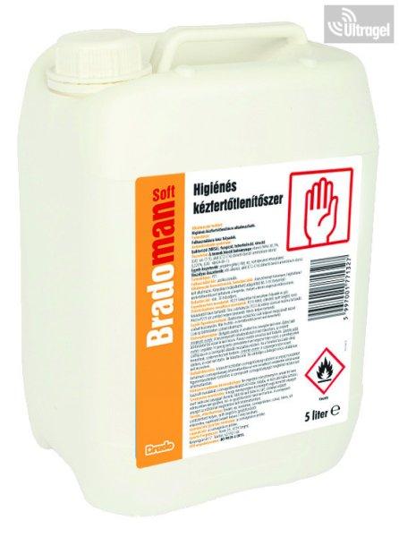 BradoMan Soft - higiénés kézfertőtlenítő - 5000ml