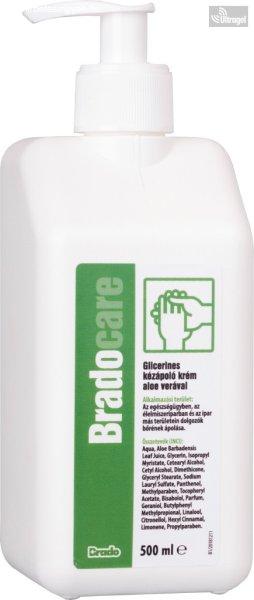BradoCARE ALOEVERÁVAL kézápoló és kézvédő krém PUMPÁVAL - 500 ml