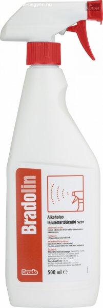 BradoLin aldehidmentes ALKOHOLOS felületfertőtlenítő - 500ml - szórófejjel