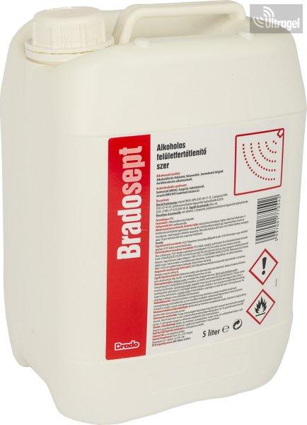 BradoSept - alkoholos kéz és felületfertőtlenítő - 5000ml