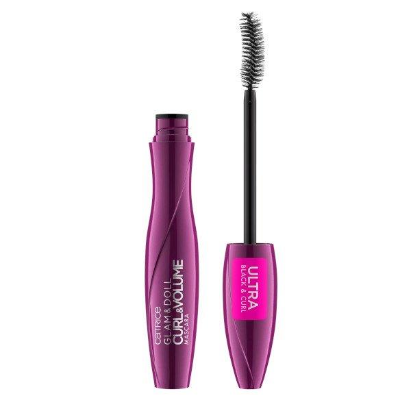 Catrice Göndörítő és volumennövelő szempillaspirál Glam & Doll (Curl &
Volume Mascara) 10 ml Black