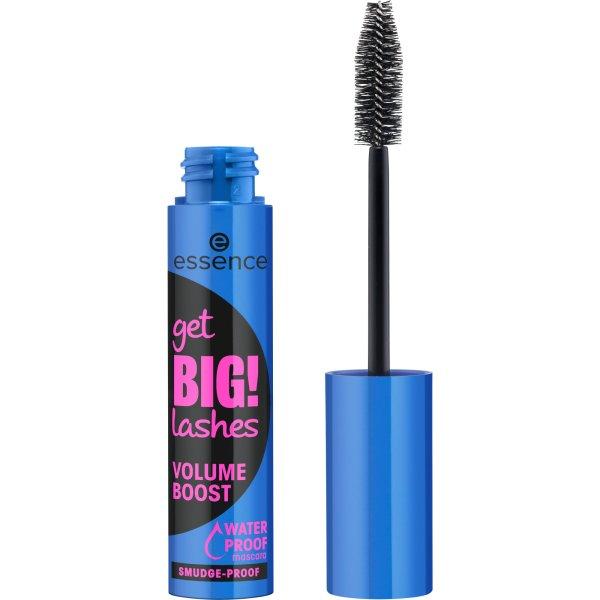 essence Vízálló volumennövelő szempillaspirál Get BIG! Lashes Waterproof
Volume Boost 8,5 ml Black