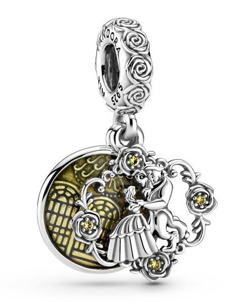Pandora Ezüst medál Szépség és a Szörnyeteg Disney 799014C01