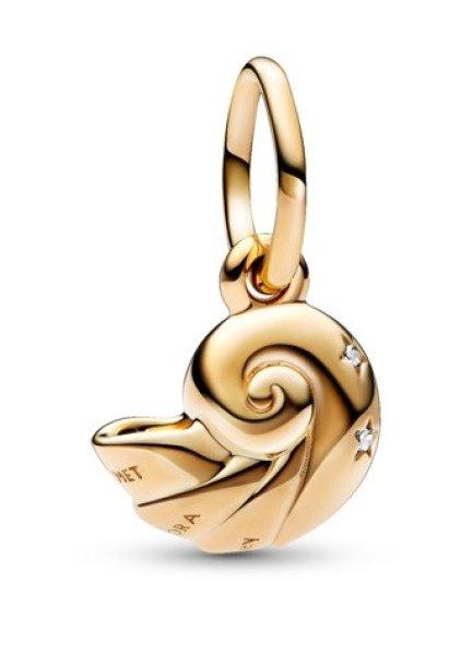 Pandora Bájos aranyozott medál Kagyló Shine Disney 762685C01